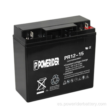 12v 15ah plomo ácido ups batería